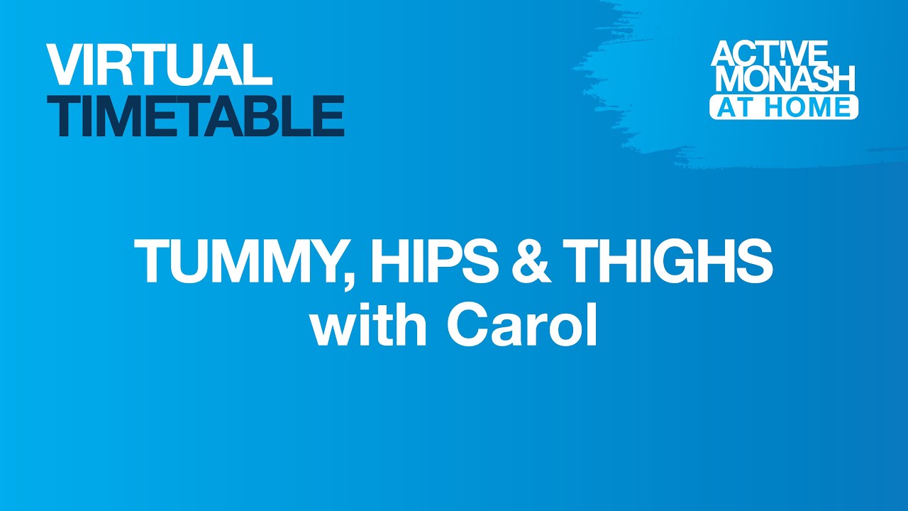 💦 Tummy, Hips and Thighs with Carol 💦