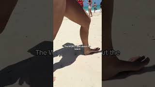 It’s like ankle weights 😫 #funny #relatable #girl #shortsfeed #beach #vacay #funny