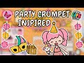 PARTY 🎊 CRUMPET INSPIRED BEDROOM + CHARACTER in Toca Life World | Toca Boca House Ideas | TOCA GIRLZ
