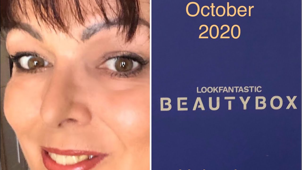 Look Fantastic October 2020 beauty box unboxing. 
