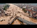 Germany is sinking! Dozens of cities are half under water. The worst flood