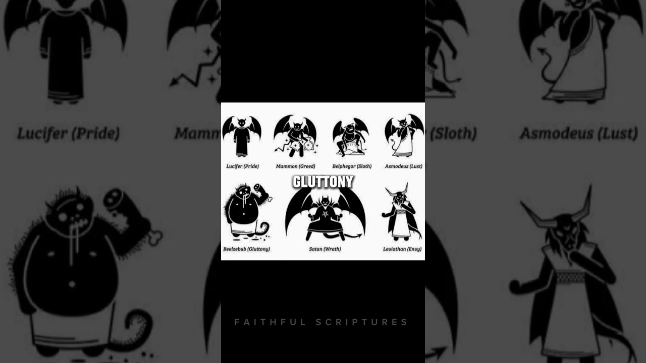 7 Deadly Sin S Sevendeadlysins BiblicalVices Sloth Greed Lust Pride BibleSins Temptation