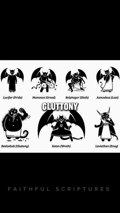 7 Deadly Sin's #sevendeadlysins #BiblicalVices #sloth #greed #lust #pride #BibleSins #temptation