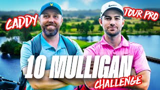 What can a Tour Pro golfer shoot with 10 mulligans?