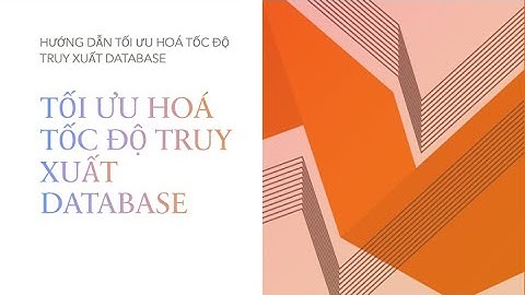 Kỹ thuật tăng tốc database
