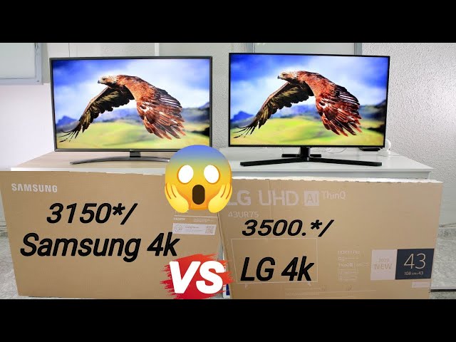 LG 43UQ7550PSF 43 Inch LED 4K,TV vs Samsung Crystal 7 Series 43AU7600 43 Inch LED 4K, TV comparison class=