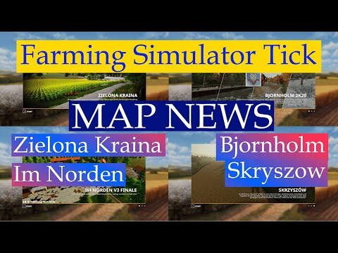 LS19 MAP NEWS Zielona Kraina, Bjornholm, Im Norden, Skryszow Fs19 LS19 Maps