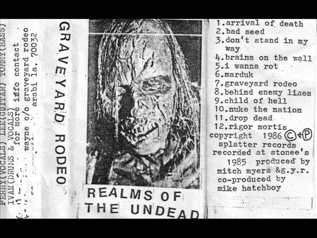 Graveyard Rodeo Realms Of The Undead demo (1985/86)