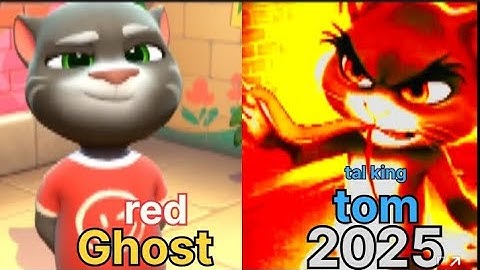 Red Ghost Talking Tom Cat 2025-Gameplay Walkthrough (iOS, Android)