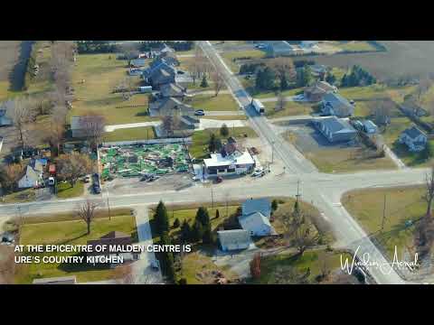 A QUICK TOUR OF MALDEN CENTRE AMHERSTBURG ONTARIO by Windsor Aerial Drone Photography