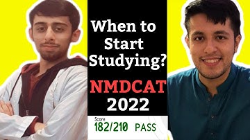 MDCAT GUIDE | When to Start Studying For The MDCAT | Dow University of Health Sciences