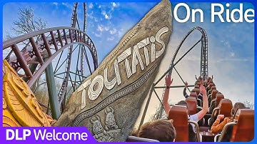 [4K-POV] Toutatis - On Ride : Front/Last Row + Horizon Lock - Parc Astérix