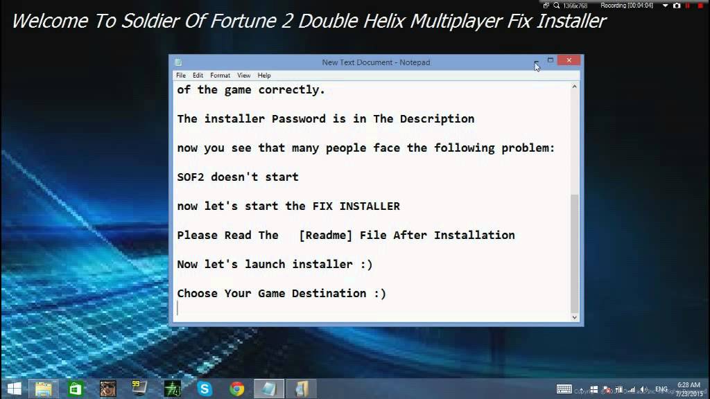 soldier of fortune payback patch windows 8