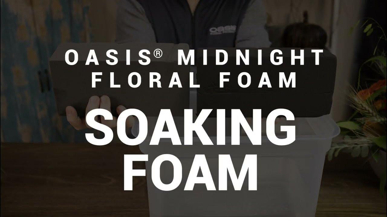 OASIS® Floral Products Soaking Midnight Floral Foam YouTube