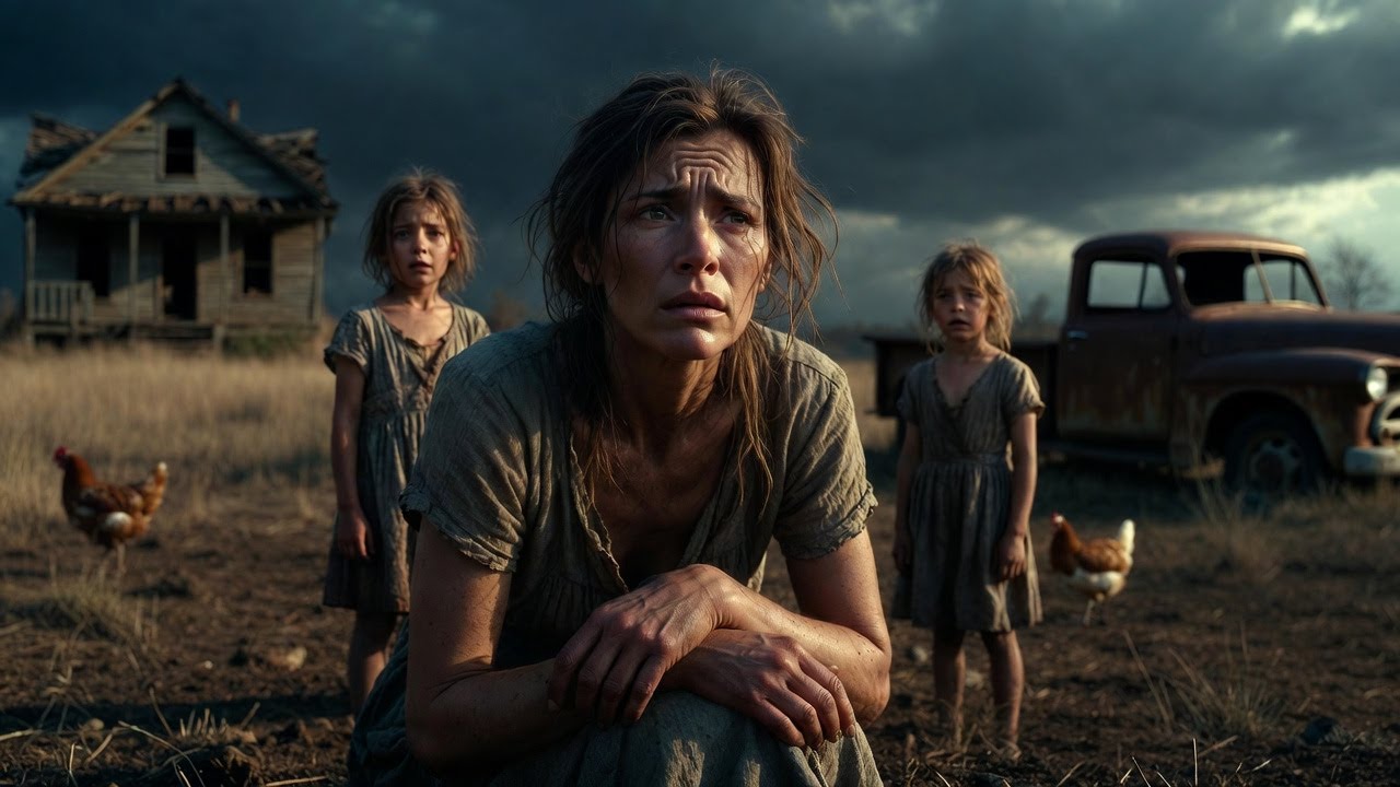 Nadie Ayudó a Esta Viuda Pobre con Sus Hijas… Hasta que Transformó una Casa Abandonada en Millones