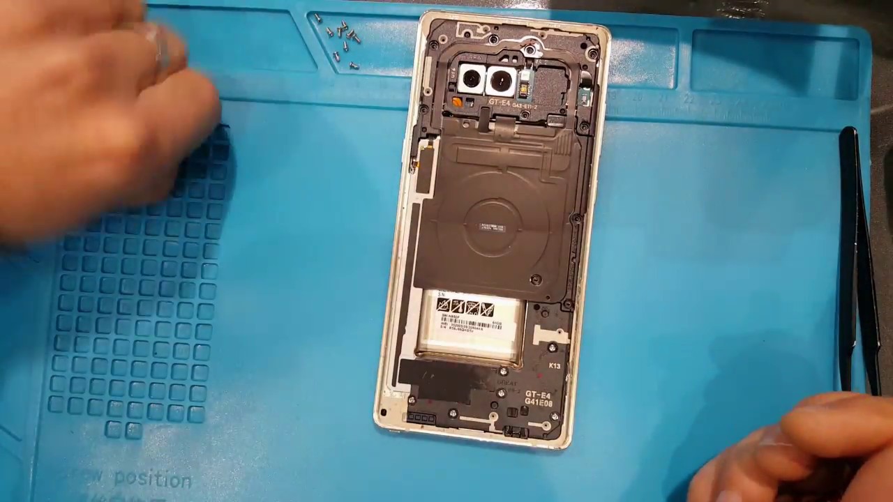 Samsung Galaxy Note 8 Sm N950 Comment Remplacer Vitre Et Lcd