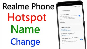 Realme Me Hotspot Ka Name Change Kaise Kare | How To Change Hotspot Name In Realme
