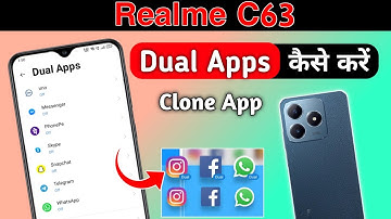 Realme C63 Dual App Setting/ How to Create Dual Apps in Realme C63