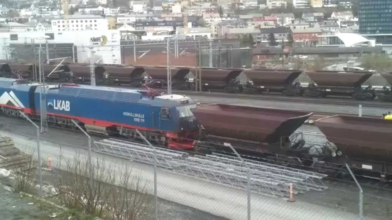 Malmtog på Ofotbanen i Narvik