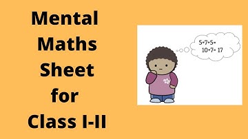 Mental math sheet for class 1,2 #Mentalmathssheet#class1#class2#mathsworksheet#CBSE