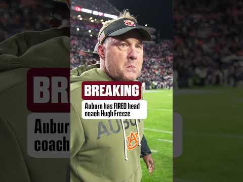 Auburn has FIRED head coach Hugh Freeze during his third season #collegefootball #cfb #auburn