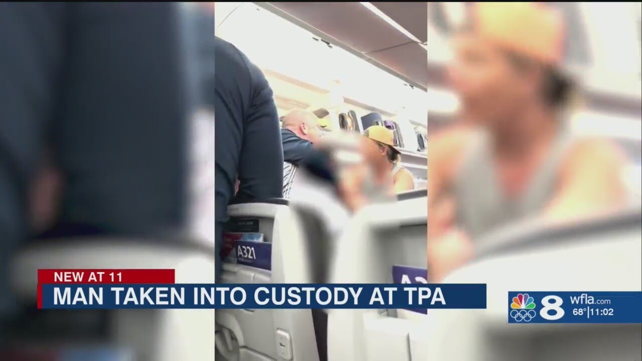Man taken into custody at TPA - YouTube
