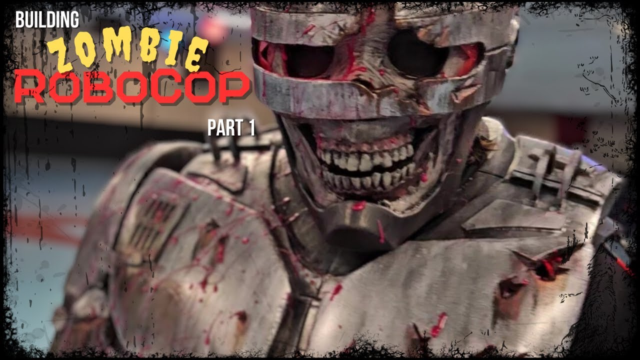 How I made Zombie Robocop's Head - Building Zombie RoboCop - Part 1 - The Helmet