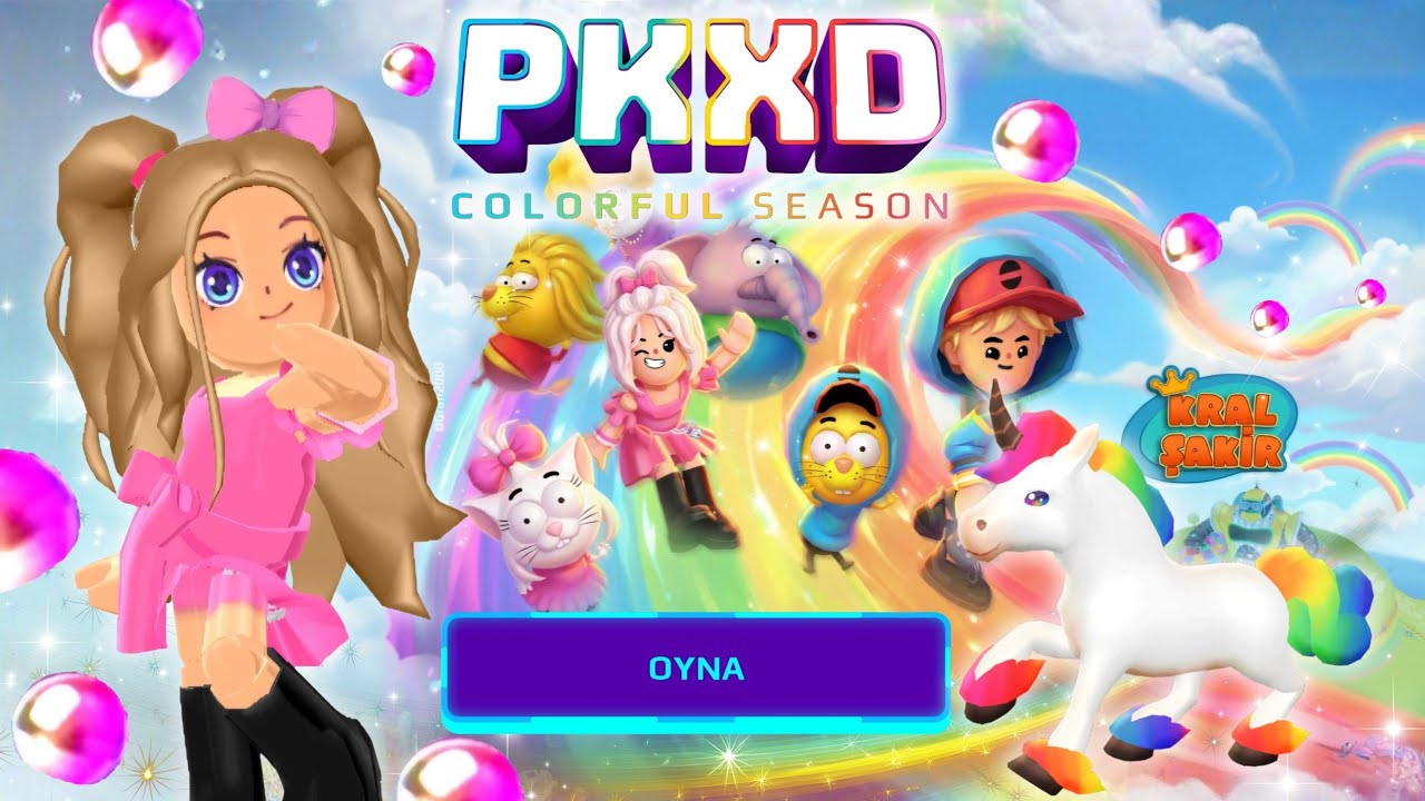 Kral Şakir ile Renk Festivali başladı!🌈✨️Yeni gelenleri alıp denedim! | PK XD TÜRKÇE 