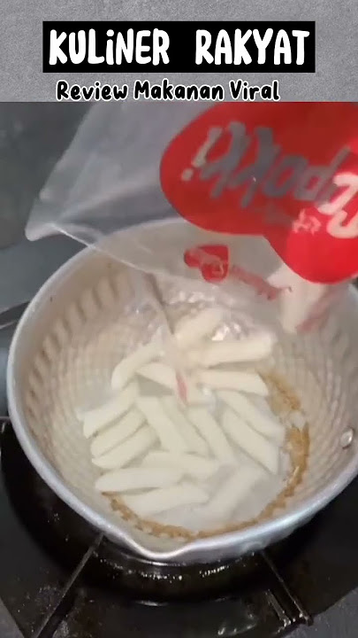 Review Tteokbokki Mamasuka😋 #tteokbokki #reviewjajanan #shortsfeed