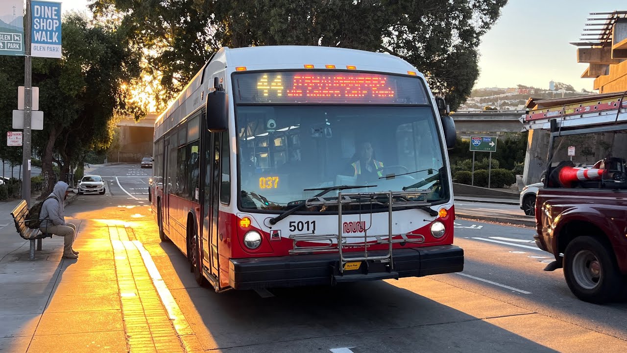 ⁴ᴷ⁶⁰ NEW BUS | SF MUNI 2023 Nova Bus LFSe+ 