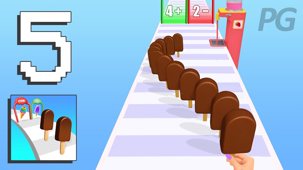 Ice Cream Stack Runner Games part 5