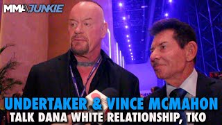 Vince Mcmahon Responds To Dana Whites Comments Undertaker Finds Relationship Hilarious