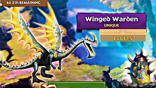Winged Warden Max Level 175 An Mode - Unique Windstriker - Dragons Rise Of Berk