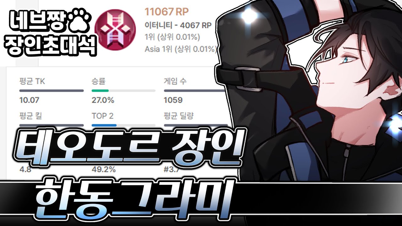 장인초대석) 이리 No.1 한동그라미가 알려주는 테오도르 랭크 꿀팁 강의 / [이터널 리턴]