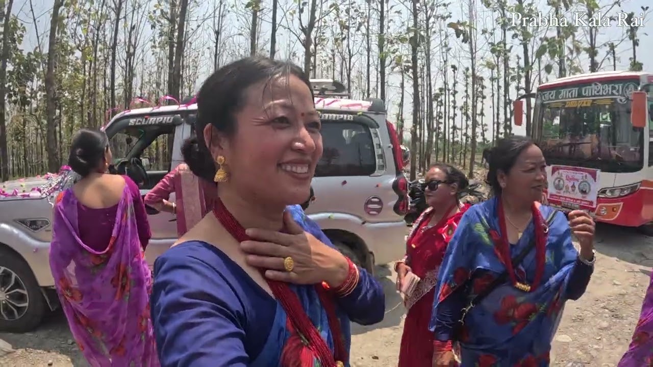 भदाइको विवाहको जन्ती जादै | Rai and Limbu wedding culture | Morang | Nepal