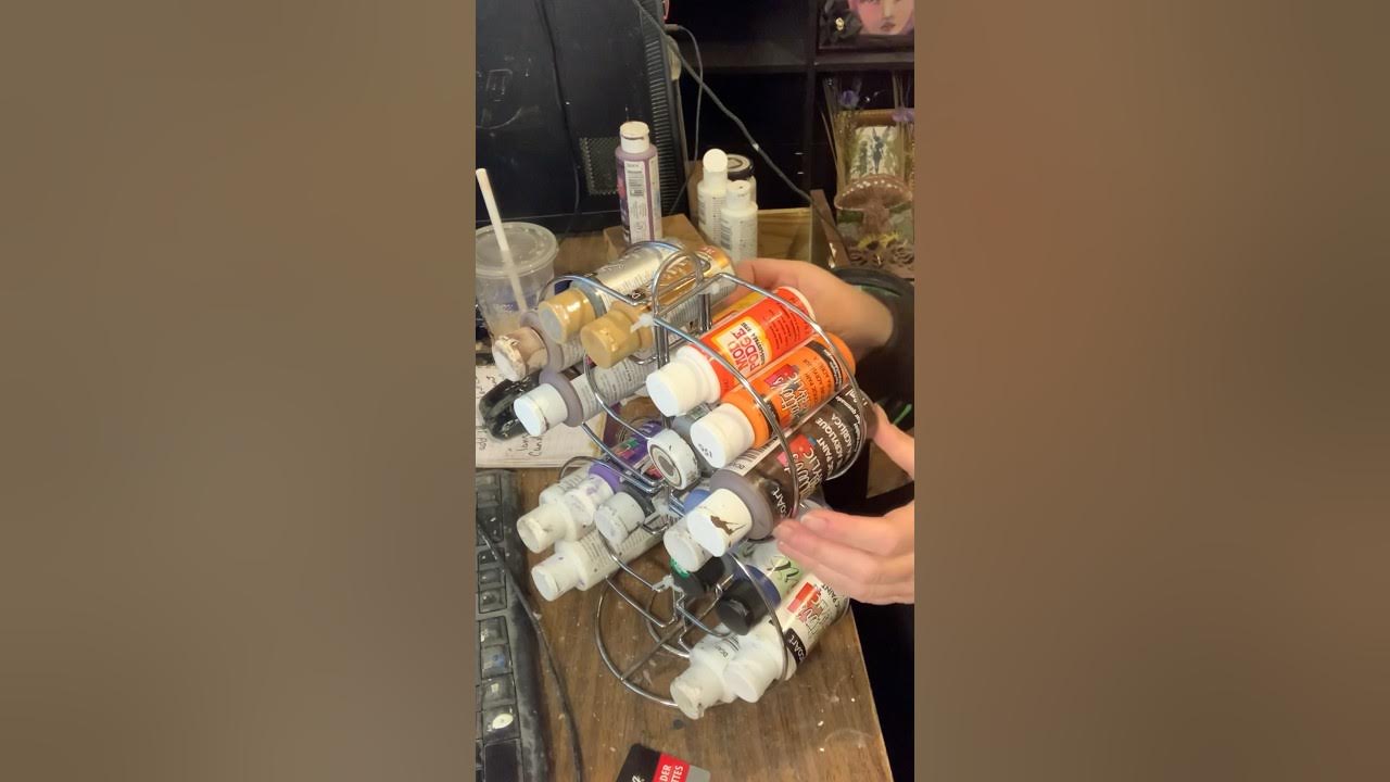 WOW! Dollar Tree Paint Storage Hack YouTube