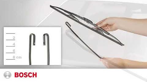 Hook Connection - How to Install Bosch MicroEdge Conventional Wiper Blades