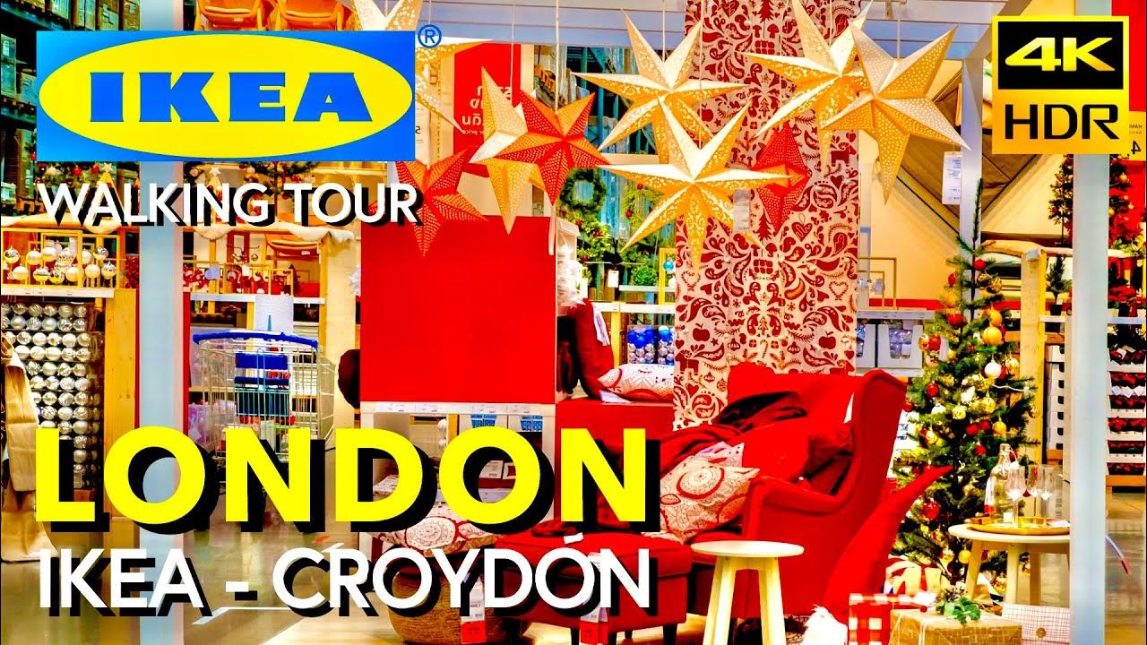 IKEA LONDON Croydon 2023 4K Walking Tour Christmas ikea londonwalk 