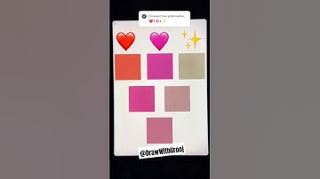 Emoji Colour Mixing 😍 #procreate #colourmixing #colormixing #emojimix #emojimixing #emojimixart