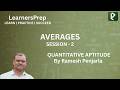 Averages Part - 2