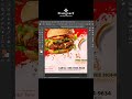 How to Design a Burger Poster in Photoshop | Food Poster Design Tutorial #pixsignerz