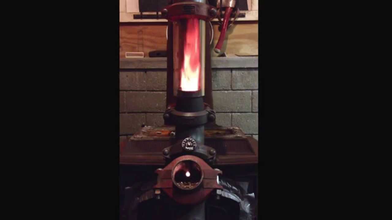 Rocket Stove with Glass Riser YouTube