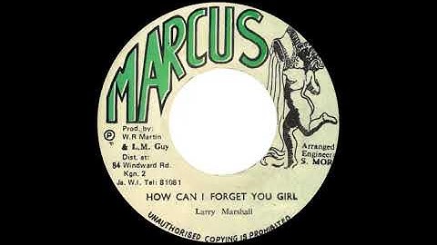 Larry Marshall - How Can I Forget You Girl