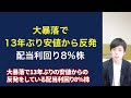 【底打ちサイン】利回り8％高配当株が半値から反発へ！