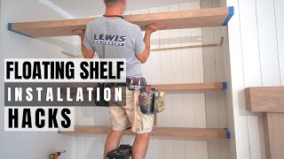 Floating Shelf Installation Hacks  Keys for a TIGHT Install