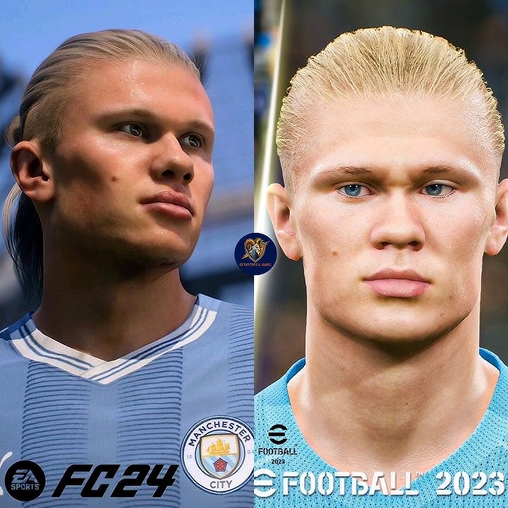 EA Sports FC 24 vs eFootball 2023 Graphics Comparison