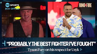 Tyson Fury Believes Oleksandr Usyk Is The 'Best' Fighter He Will Have Ever Fought! | #Ringoffire 🇸🇦