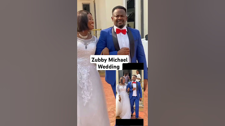 Congratulations to Nollywood actor Zubby Michael as he marries #wedding #zubbymichael #marriage