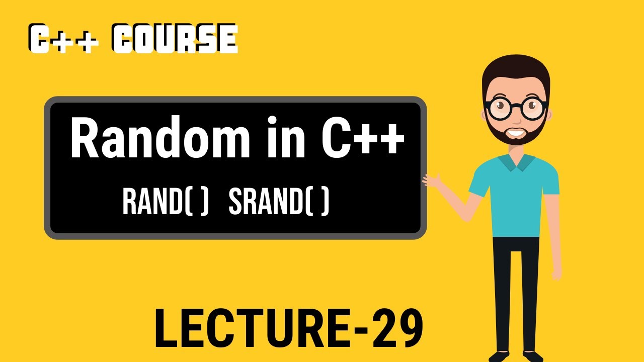 srand  Update 2022  Random Number Generator in C++ | rand()  and srand() in C++