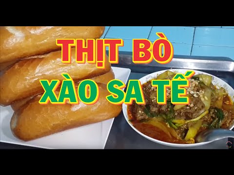 Video Thịt Bò Xào Sa Tế cách nấu đơn giản ăn rất là ngon - youtube